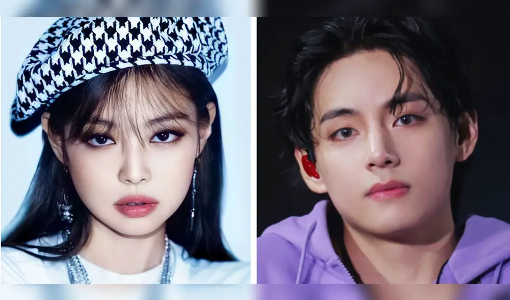 Jennie y Taehyung, estrellas de BTS y BLACKPINK, fueron captados juntos en París en una presunta cita romántica. Foto: composición La República/YG Entertainment/BIGHIT