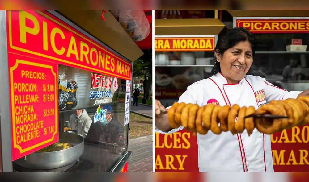 María Gonzáles logró darle educación a sus hijos vendiendo picarones. Foto: composición LR/Facebook/Instagram
