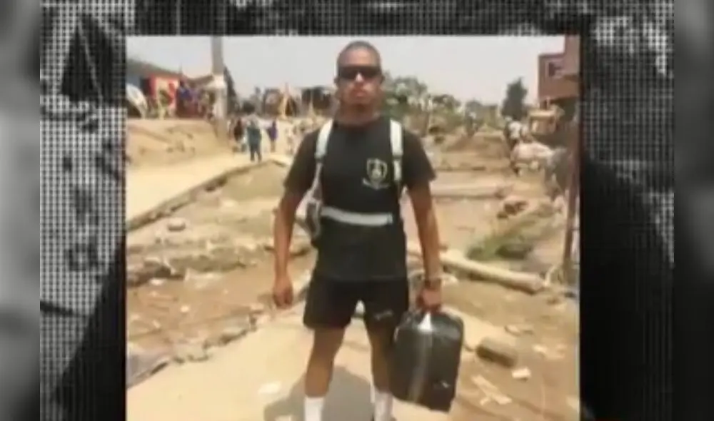 Policía era el cabecilla de una organización de extorsionadores. Foto: captura Canal N