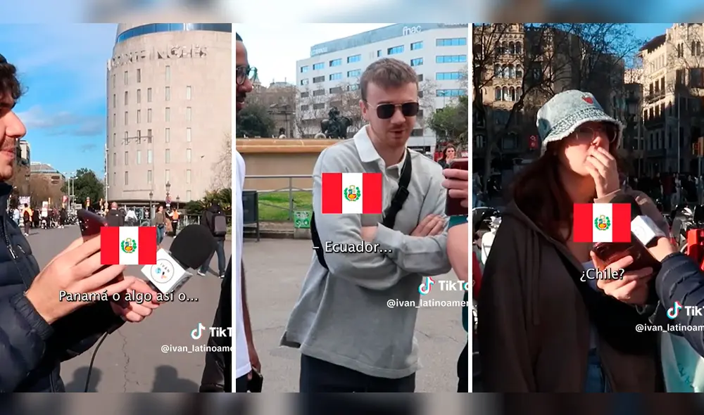 Una de sus principales justificaciones para no identificar la bandera peruana es el escudo. Foto: composición LR/Tiktok/Iván_Latinoamérica