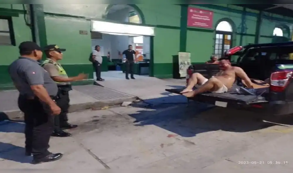 Capturan a sujeto que atacó a adulto mayor. Foto: Noticias Iquitos