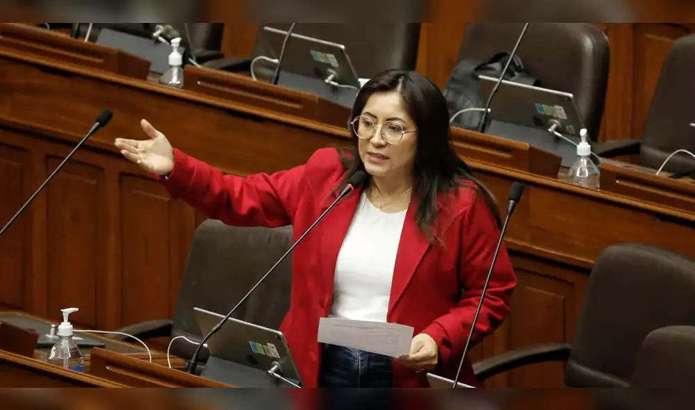 Kelly Portalatino considera que el líder de Perú Libre no ha incurrido en faltas a la justicia. Foto: Antonio Melgarejo/La República - Video: Antonio Melgarejo/La República