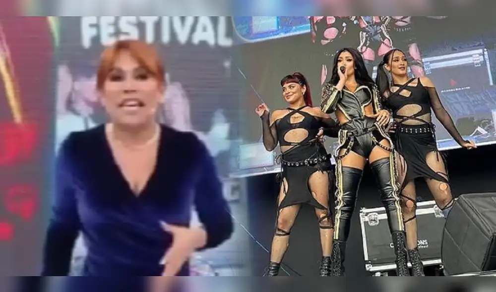 Magaly habló del momento que vivió Michelle Soifer en Reggaeton Lima Festival. Foto: captura de ATV/Instagram/Michelle Soifer - Video: ATV