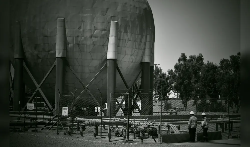 Esto es una esfera de almacenamiento de GLP. Foto: Osinergmin