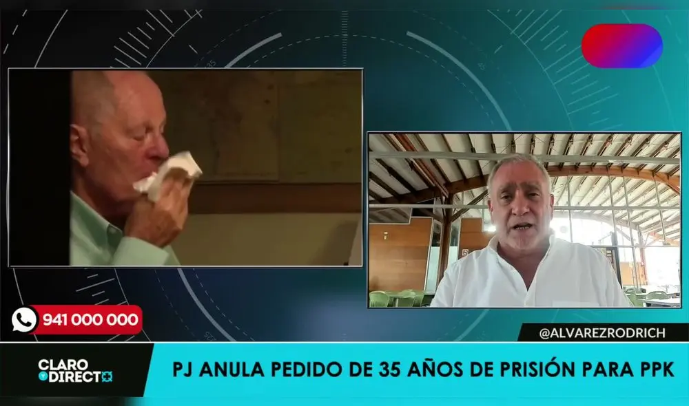 Augusto Álvarez Rodrich arremete contra el fiscal José Domingo Pérez. Foto y Video: LR+