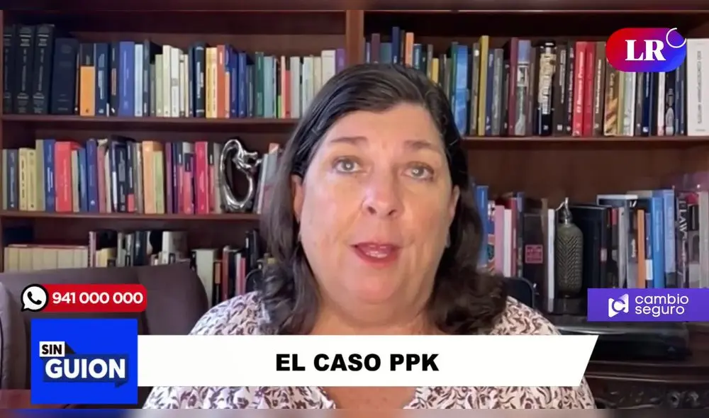 Rosa María Palacios explica el caso de Pedro Pablo Kuczynski. Foto/Video: LR+ Rosa María Palacios explica el caso de Pedro Pablo Kuczynski. Foto/Video: LR+