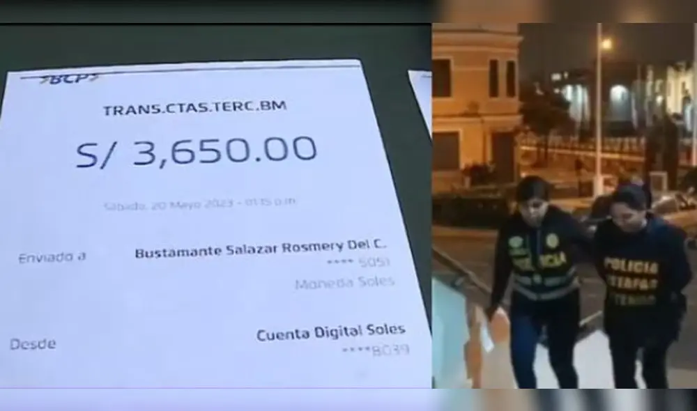 La Policía logró capturar a dos de sus integrantes de la banda criminal. Foto: Latina La Policía logró capturar a dos de sus integrantes de la banda criminal. Foto: Latina