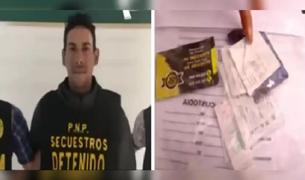 El extorsionador fue identificado como Eliezer Rafael Figueroa Hernández, alias 'Rafi'. Foto: composición LR/captura/Panamericana - Video: Panamericana