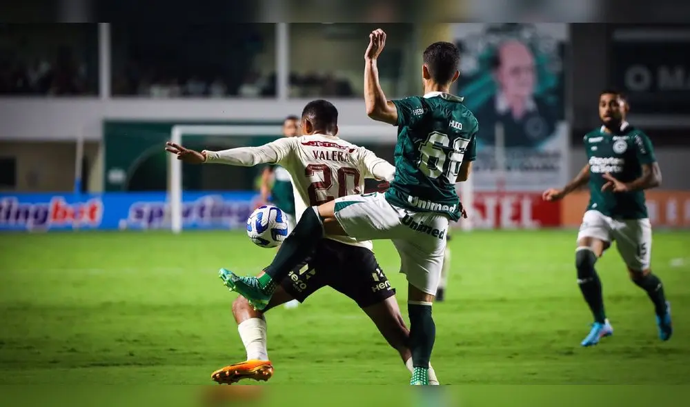 Universitario enfrentó a Goiás en Brasil por la cuarta fecha de la Sudamericana. Foto: Universitario