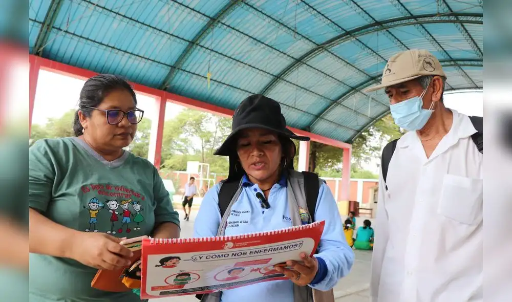 Implementan estrategias contra el dengue en colegios de Sechura. Foto: difusión