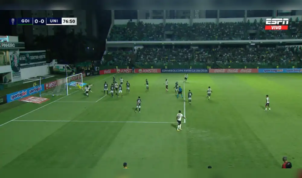 Di Benedetto llegó a la 'U' este año. Foto: captura ESPN / Video: ESPN