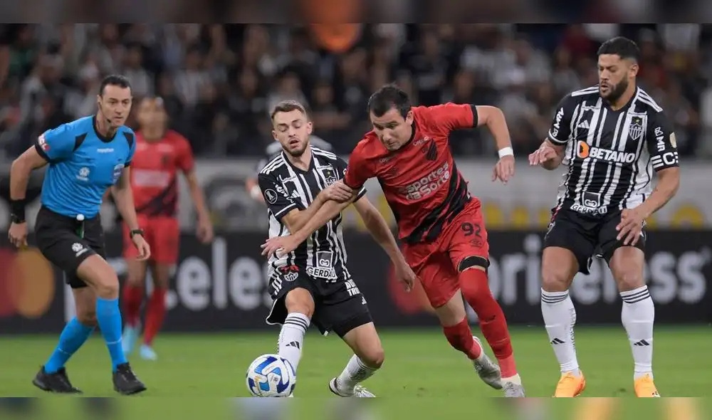 Atlético Mineiro ganó de local a Athletico Paranaense. Foto: Conmebol Libertadores