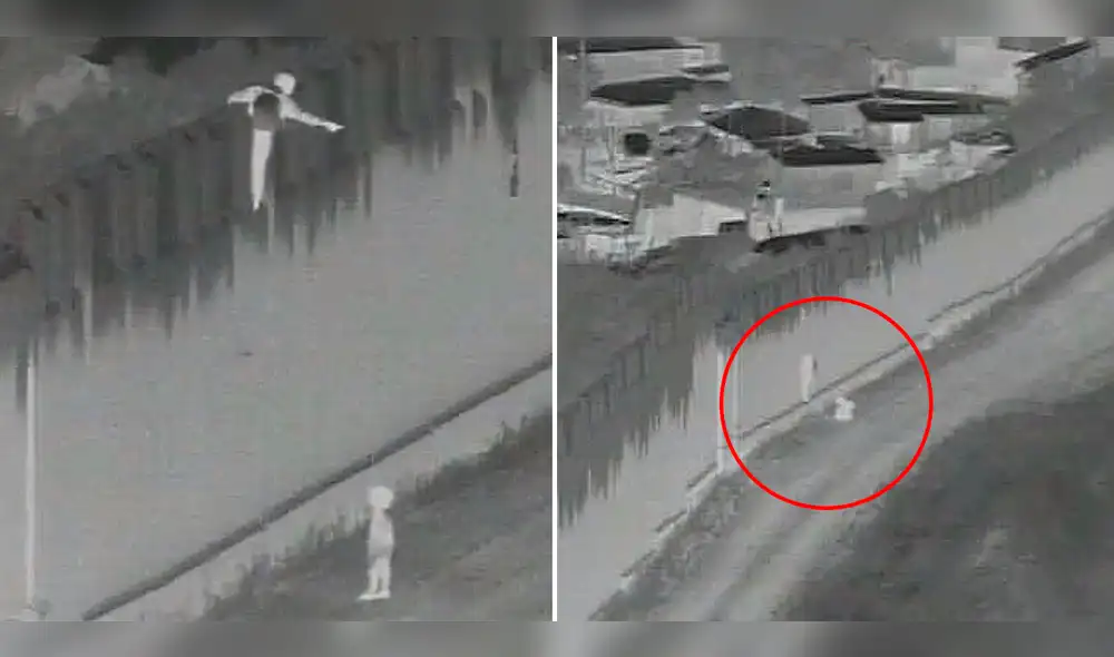 La Oficina de Aduanas y Protección Fronteriza de Estados Unidos compartió el video del menor en la frontera. Foto: composición LR/@USBPChief/Twitter - Video: @USBPChief/Twitter