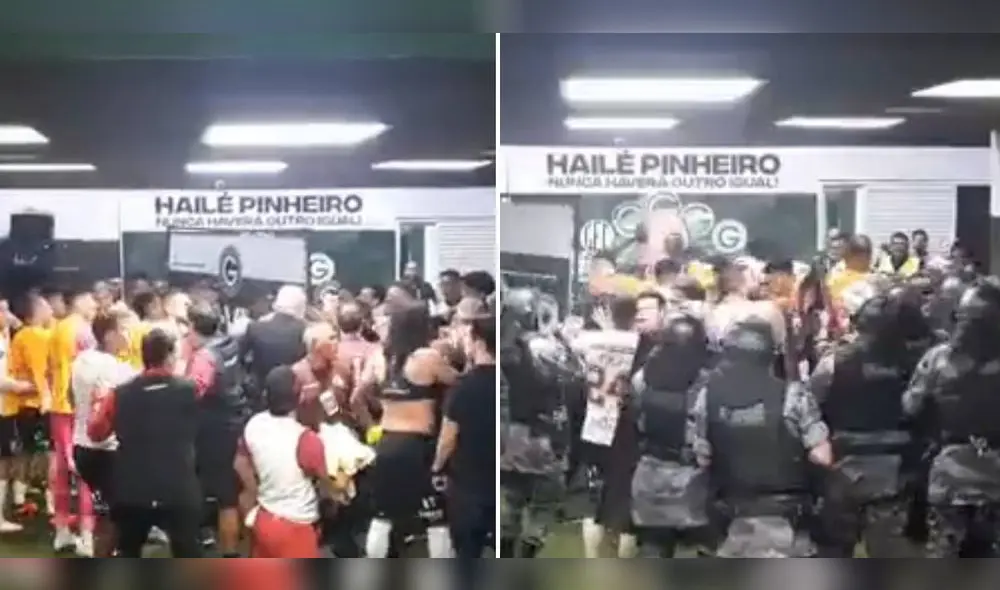 Los jugadores merengues fueron agredidos por la Policía brasileña. Foto: composición LR/captura/Twitter - Video: Twitter Los jugadores merengues fueron agredidos por la Policía brasileña. Foto: composición LR/captura/Twitter - Video: Twitter