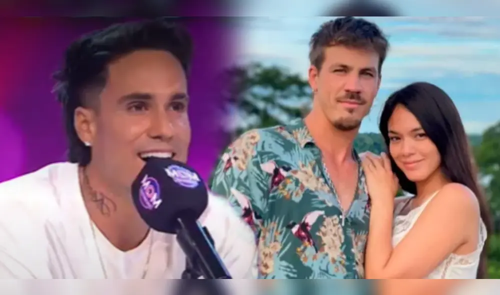 Gino Assereto desea lo mejor a Jazmín Pinedo. Foto: composición LR/capturas de América TV/Instagram/Jazmín Pinedo - Video: América TV