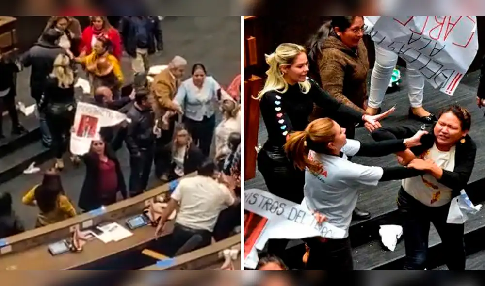 Congresistas de Bolivia se pelean en medio de sesión parlamentaria. Foto: composición LR/difusión