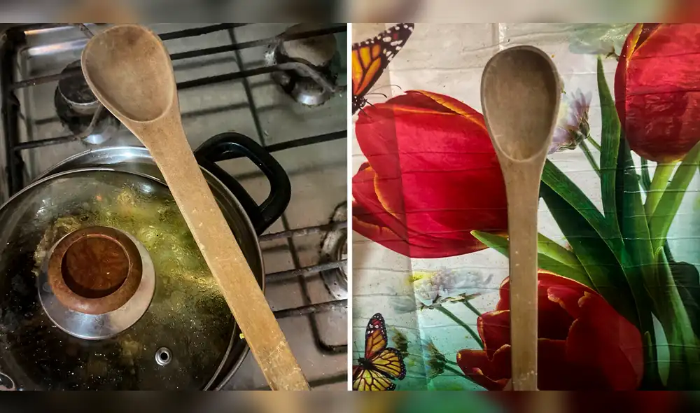 Tu cuchara de madera siempre estará sucia, a menos que apliques este truco. Foto: La República