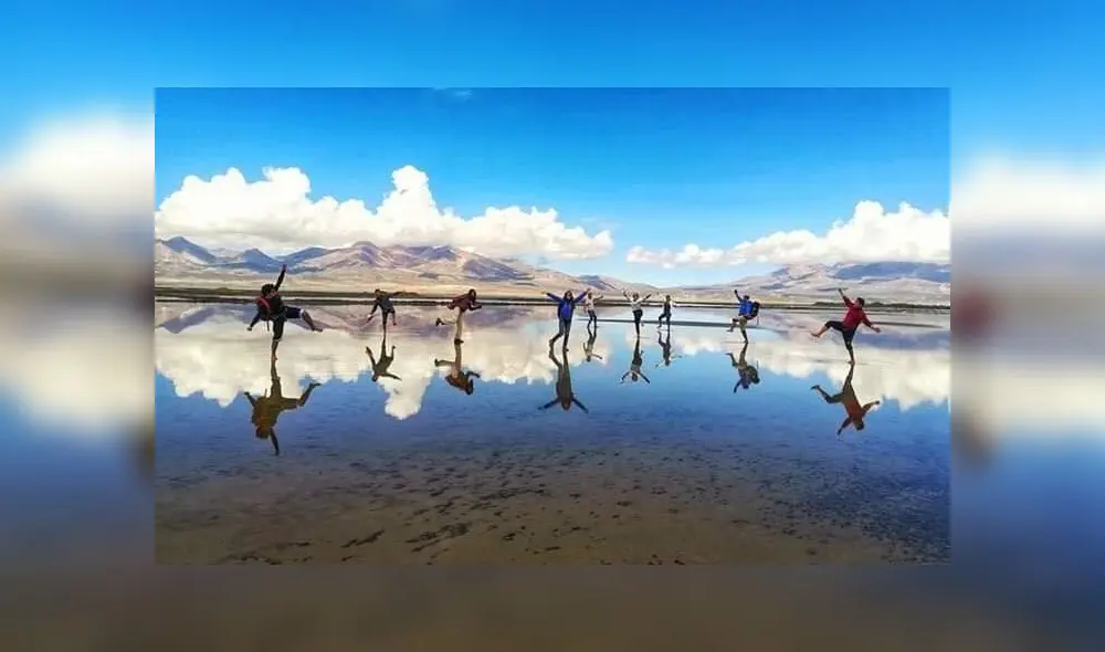 La laguna de Salinas y Aguada Blanca está rodeada de volcanes. Foto: Anthony Quiñonez/Verónica Turpo/Misti Digital La laguna de Salinas y Aguada Blanca está rodeada de volcanes. Foto: Anthony Quiñonez/Verónica Turpo/Misti Digital