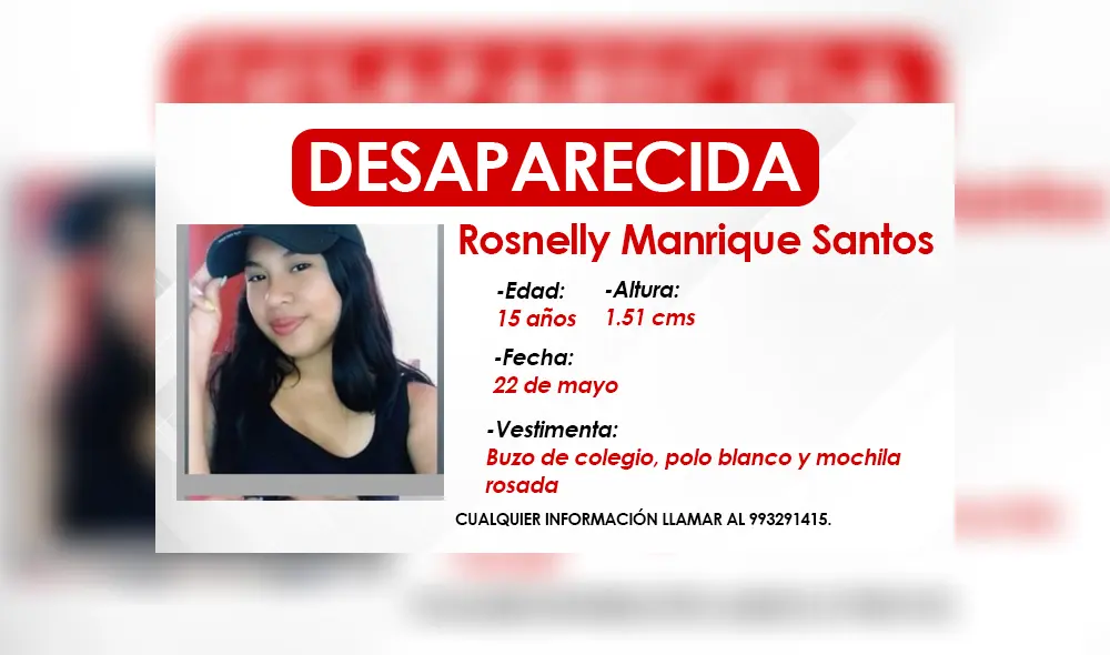 Madre de la menor pide ayuda para encontrar a su hija que lleva más de 24 horas desaparecida. Foto: composición La República