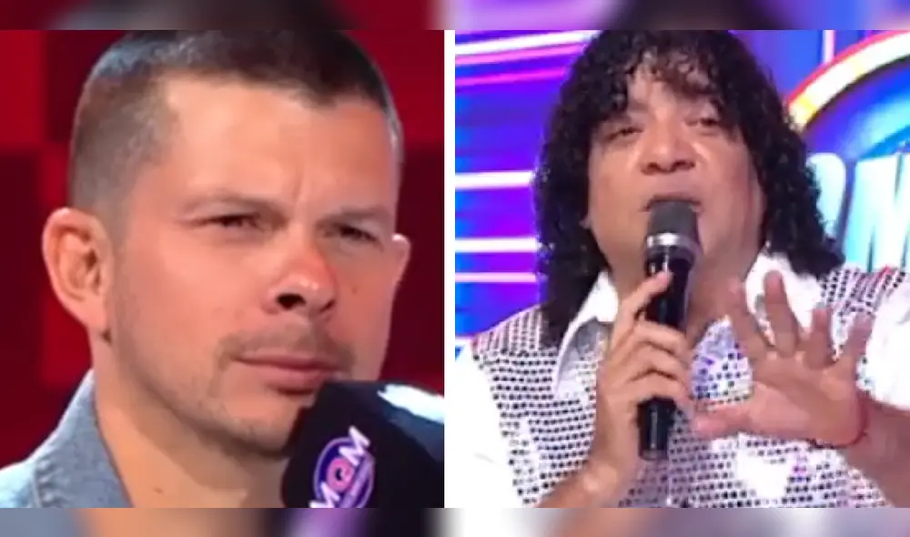 Carlos Vílchez no imaginó la reacción que tuvo su compañero de conducción tras mencionarle a su expareja. Foto: composición LR/América TV - Video: América TV