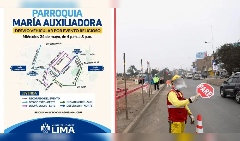 Conoce las rutas alternas de este 24 de mayo. Foto: composición LR/MML/Andina Conoce las rutas alternas de este 24 de mayo. Foto: composición LR/MML/Andina