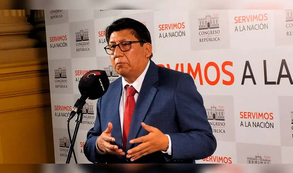 El congresista de Perú Libre recalcó que "la ley es para todos los peruanos". Foto y video: Jessica Merino / La República