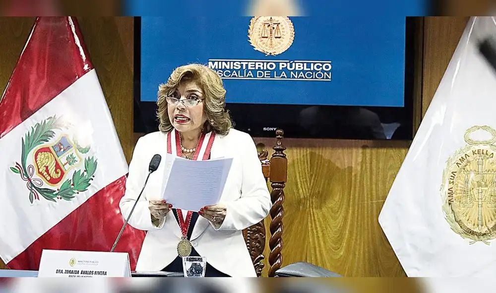 Zoraida Ávalos dirigió la Fiscalía de la Nación de 2019 a 2022. Foto: difusión Zoraida Ávalos dirigió la Fiscalía de la Nación de 2019 a 2022. Foto: difusión