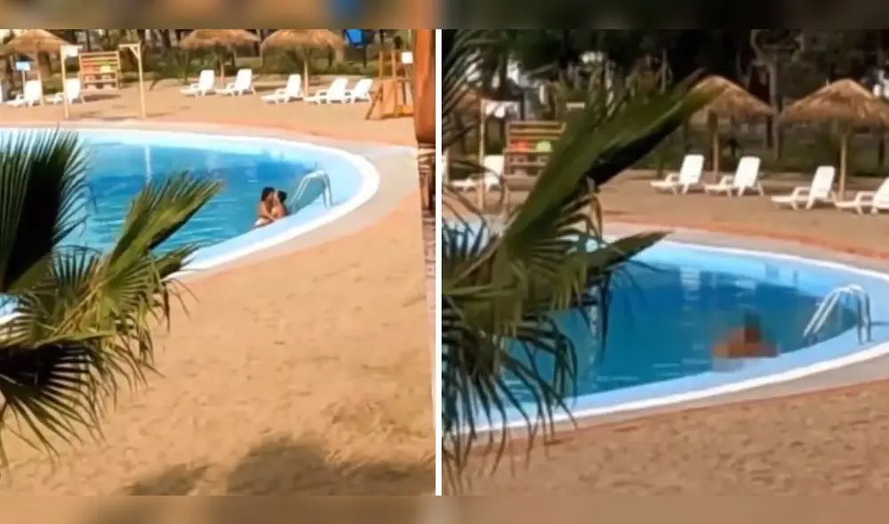 La playa artificial fue inaugurada hace unas semanas. Foto: captura de video/ YouTube/Santo Brasa
