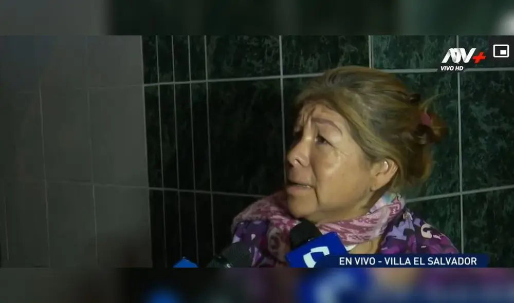 La madre del presunto ladrón indicó que su hijo deja a dos niñas menores de edad huérfanas. Foto: capturaLR/ATV - Video: ATV La madre del presunto ladrón indicó que su hijo deja a dos niñas menores de edad huérfanas. Foto: capturaLR/ATV - Video: ATV