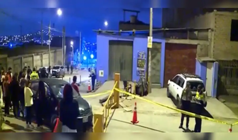 La Policía no descarta que se trataría de un ajuste de cuentas. Foto: captura América Noticias