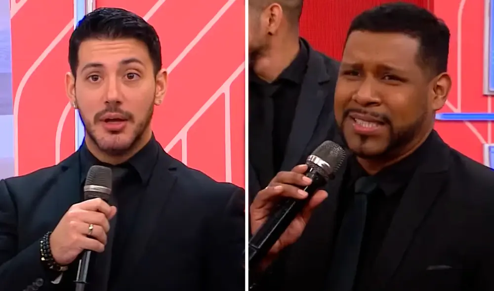 Edson Dávila aseguró que no se necesita cantar en una nota mayor, sino en una misma tonalidad y sin desafinar. Foto: composición LR/América TV - Video: América Televisión Edson Dávila aseguró que no se necesita cantar en una nota mayor, sino en una misma tonalidad y sin desafinar. Foto: composición LR/América TV - Video: América Televisión