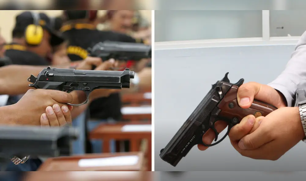 En el Perú, el uso de armas de fuego para defensa personal esta regulada por Sucamec. Foto: composición LR/Disusión/Sucamec