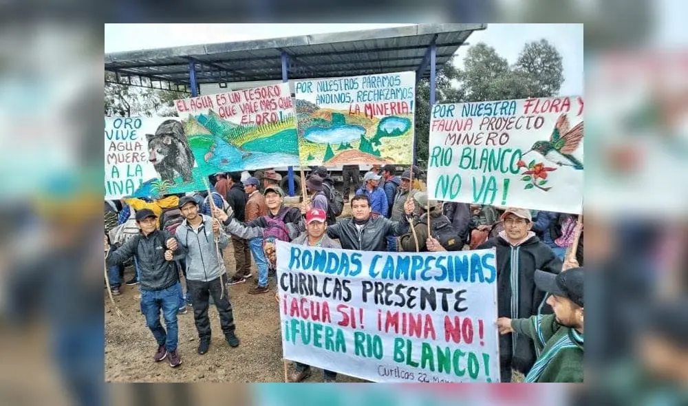 Los ciudadanos de la sierra piurana tomarán más medidas contra la mina. Foto: difusión Los ciudadanos de la sierra piurana tomarán más medidas contra la mina. Foto: difusión