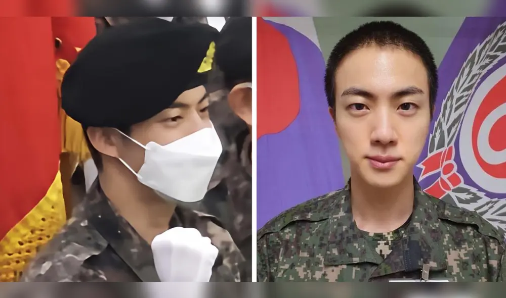 Jin, el integrante mayor de BTS, inició su servicio militar obligatorio el 13 de diciembre del 2022. Foto: composición LR/Naver