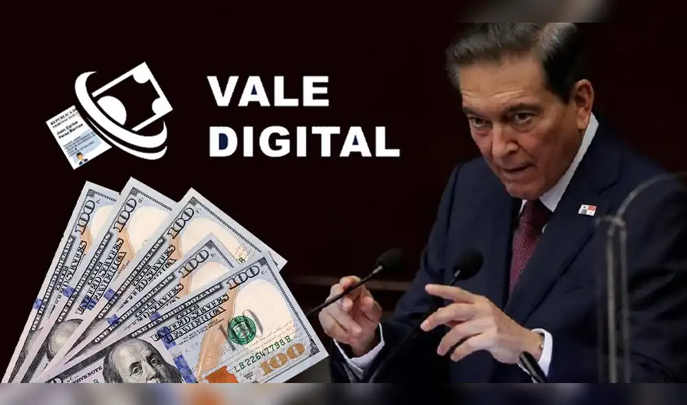 El Vale Digital se extendió y su último pago será en julio de 2023, según el anuncio que dio el presidente panameño, 'Nito' Cortizo. Foto: composición LR/EFE/Freepik