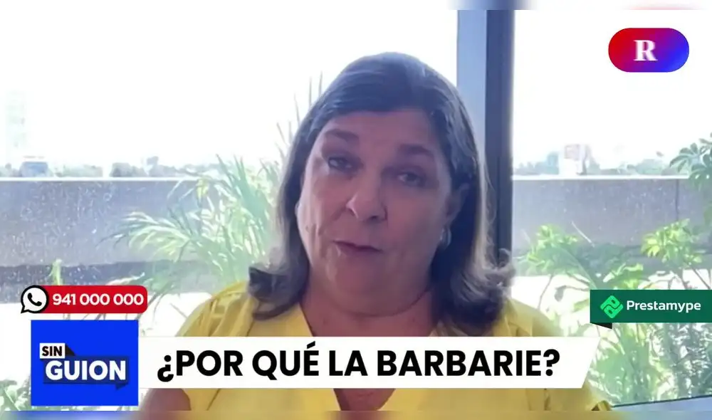 Rosa María Palacios analiza las declaraciones de Alberto Vergara. Foto/Video: LR+ Rosa María Palacios analiza las declaraciones de Alberto Vergara. Foto/Video: LR+
