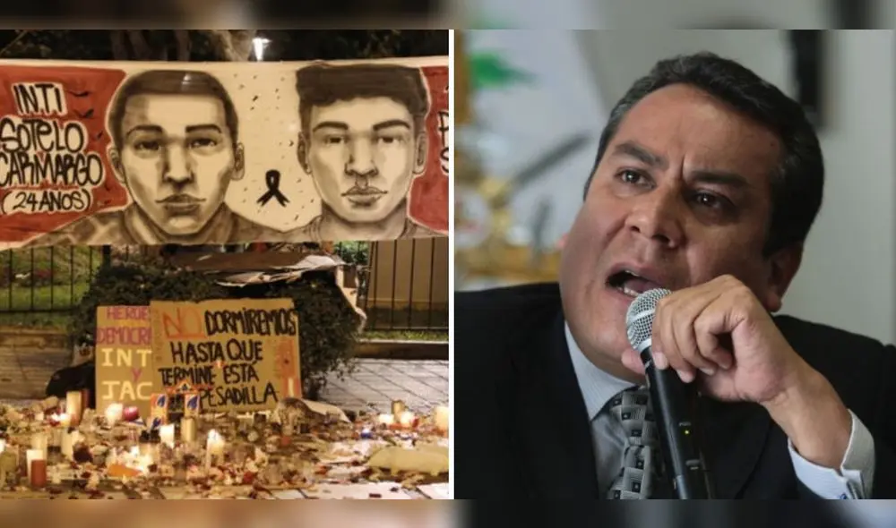 Gustavo Adrianzén minimizó los decesos de Inti y Bryan durante el gobierno efímero de Manuel Merino. Foto: composición LR Gustavo Adrianzén minimizó los decesos de Inti y Bryan durante el gobierno efímero de Manuel Merino. Foto: composición LR