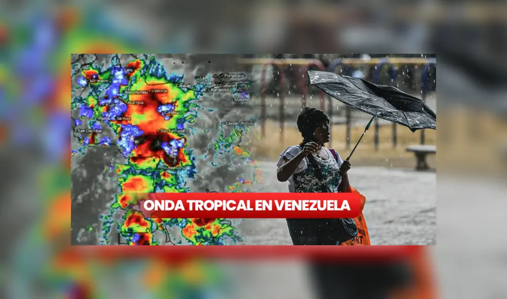 La onda tropical tocará suelo venezolano en las próximas horas, reporta el Inameh. Foto: composición LR/AFP/Inameh La onda tropical tocará suelo venezolano en las próximas horas, reporta el Inameh. Foto: composición LR/AFP/Inameh