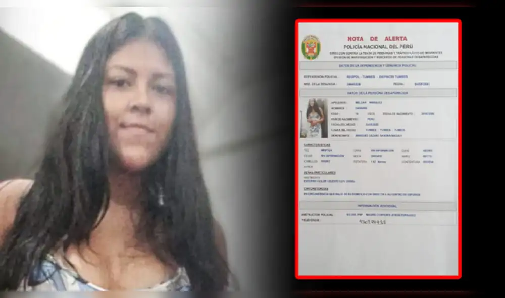 Buscan a adolescente desparecida en Tumbes. Foto: composición La República