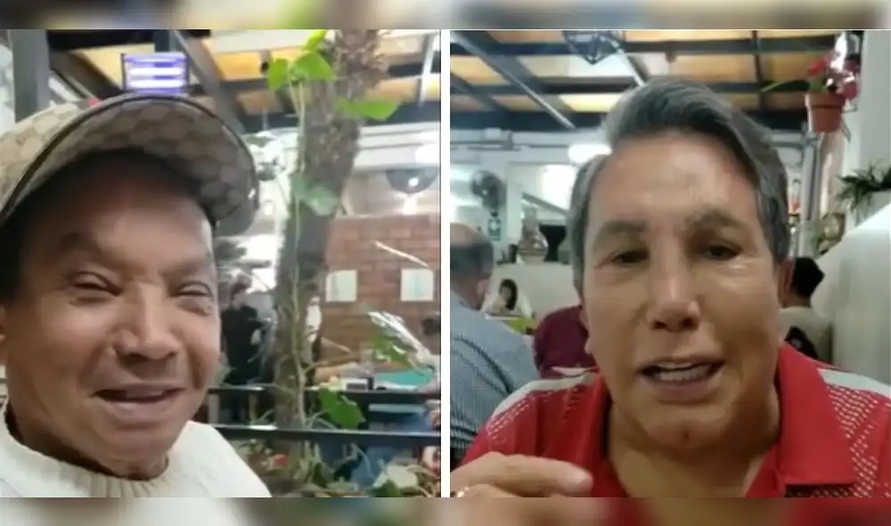 Melcochita y Jimmy Santy demostraron que son más amigos que nunca al almorzar juntos en una cebichería. Foto: composición LR/captura de Facebook