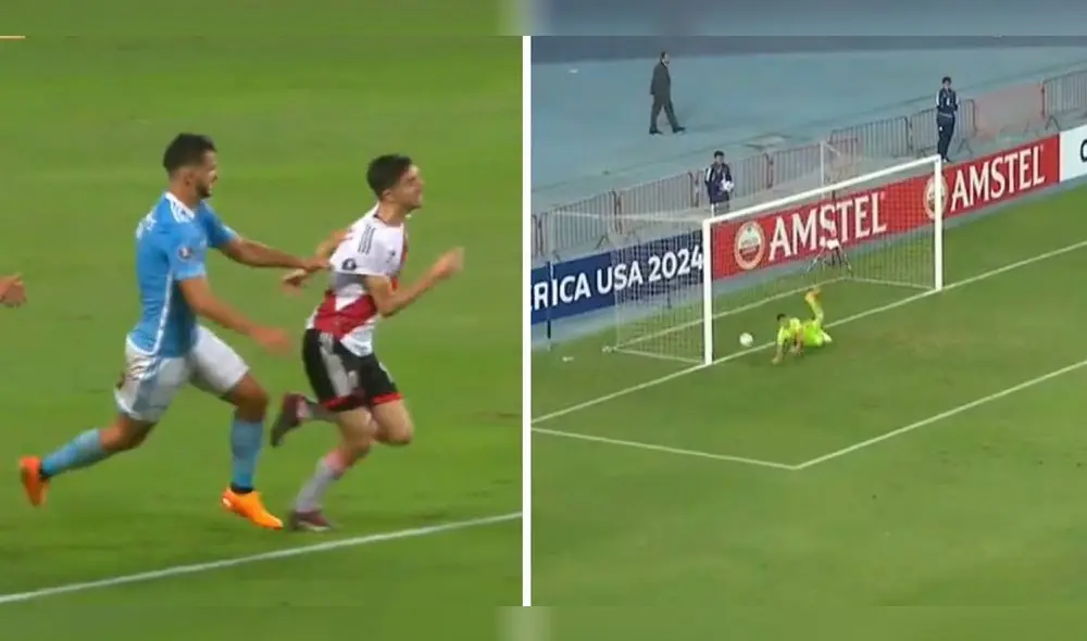 Los celestes vivieron minutos de tensión en el estadio Nacional. Foto: captura/ESPN