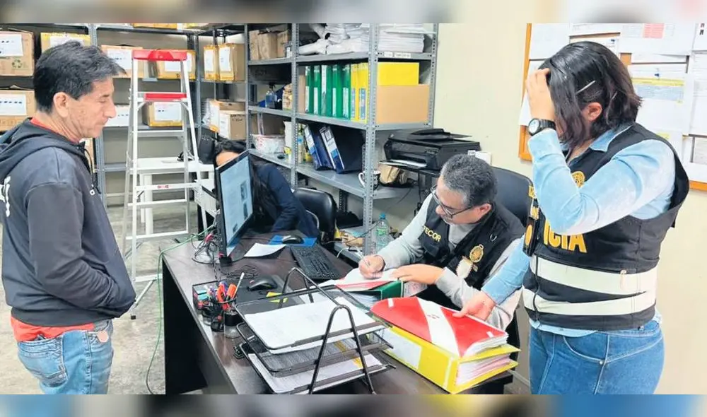 Imágenes. Fiscalía compartió fotografías del allanamiento del último miércoles en la Videna. Foto: difusión Imágenes. Fiscalía compartió fotografías del allanamiento del último miércoles en la Videna. Foto: difusión