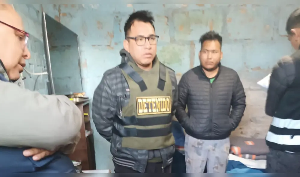 Detenido. Gustavo Adolfo Flores, fue detenido en su casa. Foto: PNP