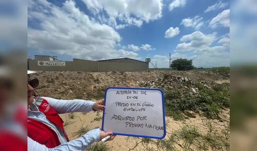 Este predio, pese a haber sido adquirido por Provías, aún no lo tiene la concesionaria. Foto: Contraloría