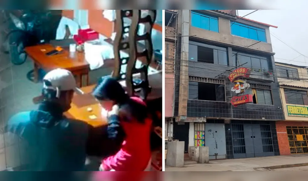 El delincuente ingresó a robar el restaurante y amenazó a la familia del dueño. Foto: composición LR