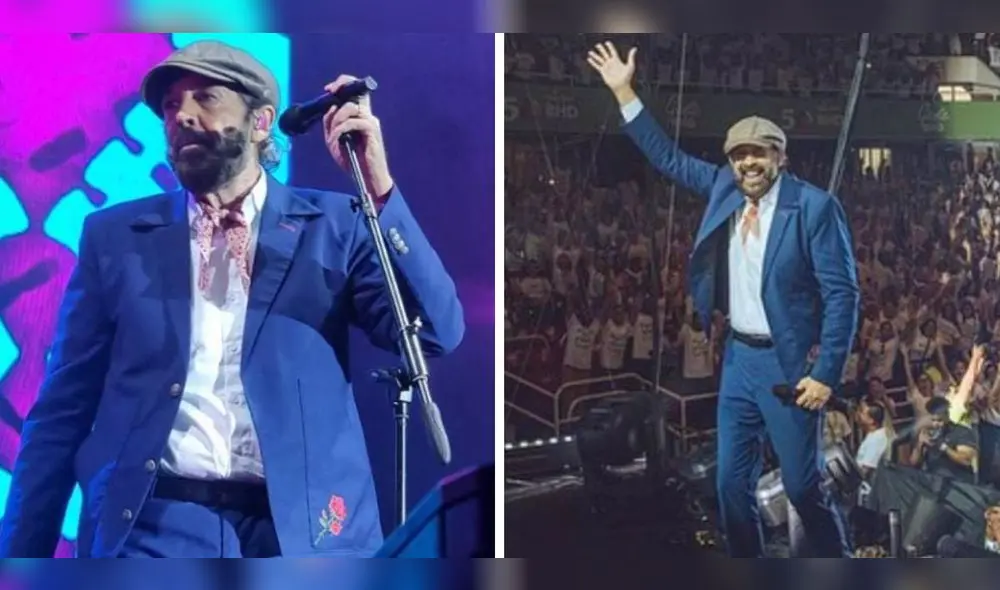 Juan Luis Guerra sorprendió con la buena actitud que mostró ante los imprevistos en su concierto. Foto: Twitter