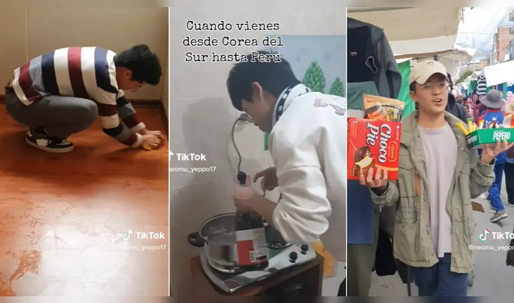 Joven coreano muestra su vida en Perú. Foto y video: @neomu_yeppo17