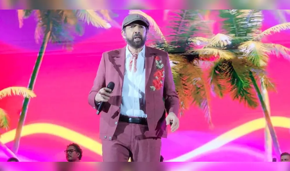 Juan Luis Guerra brindó un gran show en el estadio San Marcos. Foto: La República