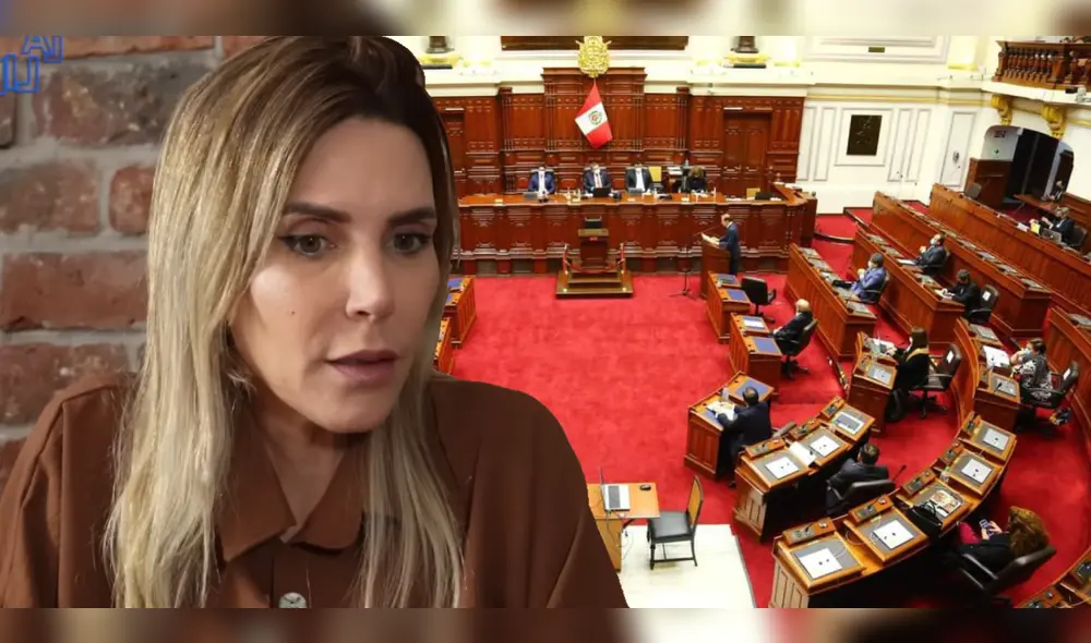 Juliana Oxenford respondió si ha salido con un político o no. Foto: composición/captura YouTube/Andina