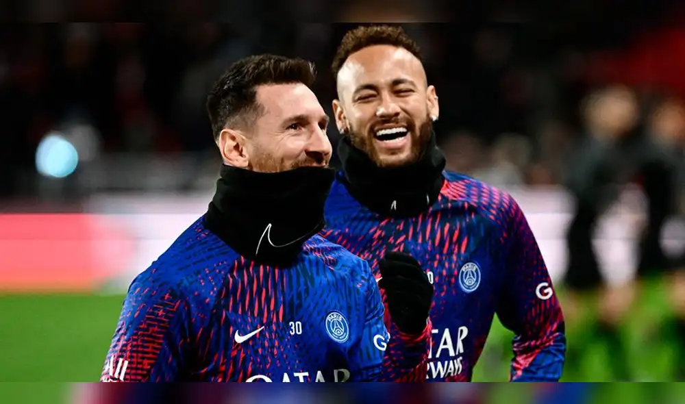 Messi y Neymar juegan juntos en el PSG desde mediados del 2021. Foto: AFP